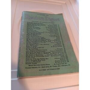 Vintage Reader's Digest Magazine November 1943
